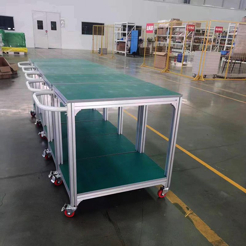 流水線工作臺(tái)，周轉(zhuǎn)車